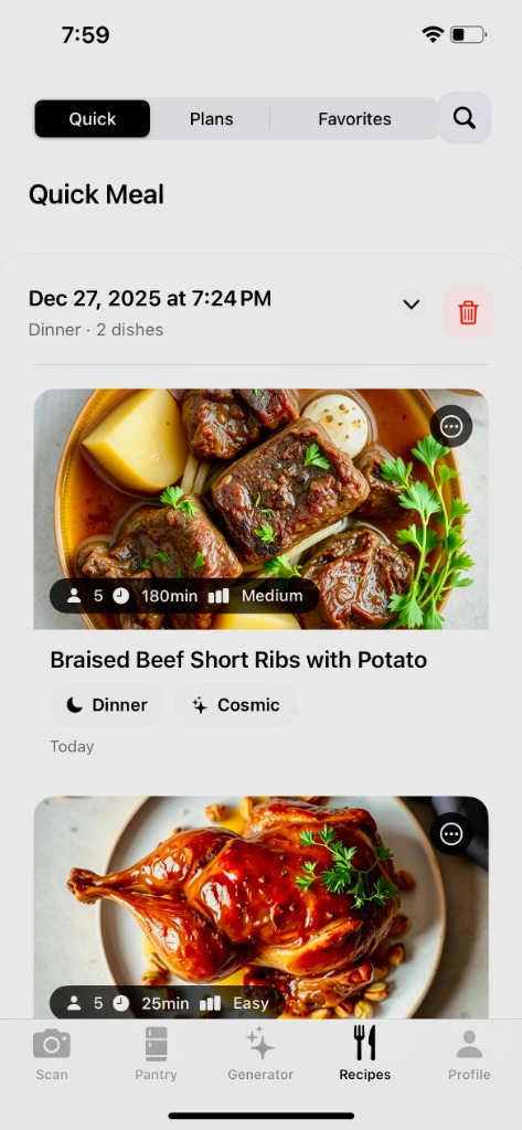 MealLigence App
